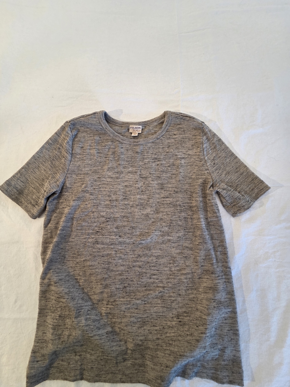 Filson Heather Gray Crewneck Tee